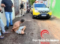 Suspeito de furto é espancado por populares ao tentar levar carro no Parque Pilar Campestre 
