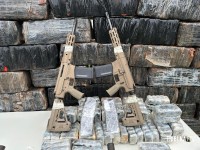 Policia Federal e Policia Militar realizam mega apreensão de drogas, fuzis e munições 
