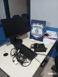 Guarda Municipal prende em flagrante homem que furtou o Centro de Convivência do Idoso durante a madrugada