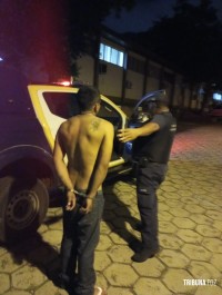 Guarda Municipal prende em flagrante homem que furtou o Centro de Convivência do Idoso durante a madrugada