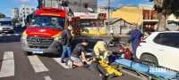 Siate socorre duas vítimas após colisão na Vila Maracanã