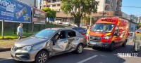 Siate socorre duas vítimas após colisão na Vila Maracanã