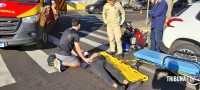 Siate socorre duas vítimas após colisão na Vila Maracanã