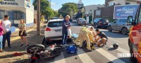Siate socorre duas vítimas após colisão na Vila Maracanã