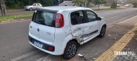 Siate socorre passageira de moto após colisão na Av. General Meira