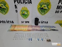 ROTAM apreende adolescentes com drogas no bairro Ipêzinho, em Medianeira