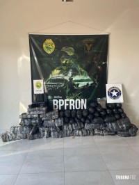 BPFRON e Receita Federal apreendem 172,6 Kg de maconha após perseguição policial