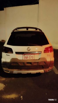 Guarda Municipal recupera veiculo roubado no Bairro Três Lagoas durante a madrugada