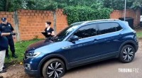 Assaltantes usam carro blindado roubado no Brasil em Ciudad Del Este