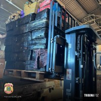 Policia Federal realiza incineração de mais de 8 toneladas de drogas na região da tríplice fronteira