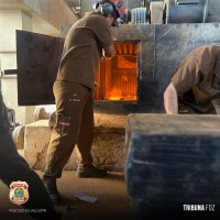 Policia Federal realiza incineração de mais de 8 toneladas de drogas na região da tríplice fronteira