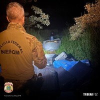 Policia Federal apreende embarcação e veículo com cigarros contrabandeados em Santa Terezinha de Itaipu