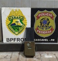 BPFRON e Policia Federal apreendem veículo com 497,4 Kg de drogas em Diamante do Oeste