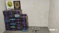 BPFRON e Policia Federal apreendem veículo com 497,4 Kg de drogas em Diamante do Oeste