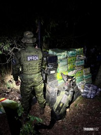BPFRON apreende 3.392,3 Kg de drogas em Santa Helena