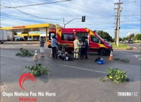 Colisão entre duas motocicletas deixa feridos no Jardim São Roque