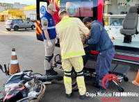 Colisão entre duas motocicletas deixa feridos no Jardim São Roque