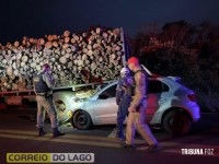 Homem morre após colidir na traseira de caminhão carregado com toras entre Santa Helena e Diamante do Oeste