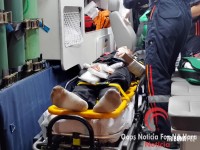 Acidente entre motocicleta e carro deixa duas vítimas em estado gravíssimo na BR-277