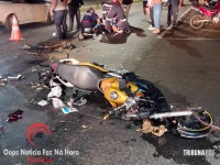 Acidente entre motocicleta e carro deixa duas vítimas em estado gravíssimo na BR-277