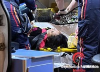 Acidente entre motocicleta e carro deixa duas vítimas em estado gravíssimo na BR-277