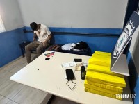 Guarda Municipal prende paraguaio com 26 tabletes de maconha