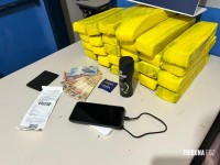 Guarda Municipal prende paraguaio com 26 tabletes de maconha
