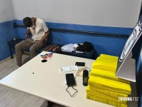Guarda Municipal prende paraguaio com 26 tabletes de maconha