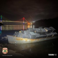 Policia Federal realiza operação de repressão ao contrabando e descaminho na região do Rio Paraná
