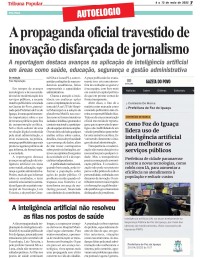 A propaganda oficial travestido de inovação disfarçada de jornalismo