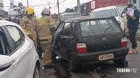 Acidente na Av. Felipe Wandscheer deixa um morto e dois feridos