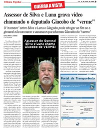 Assessor de Silva e Luna grava vídeo chamando o deputado Giacobo de "verme"