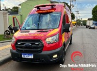 Motociclista e passageiro ficam feridos em acidente no Bairro Morumbi