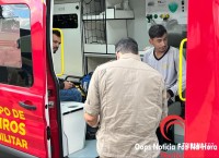Motociclista e passageiro ficam feridos em acidente no Bairro Morumbi
