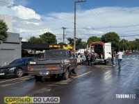 Idoso sofre ferimentos após ser atropelado por caminhonete em Santa Helena