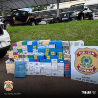 Policia Federal apreende veículo carregado com celulares descaminhados do Paraguai