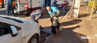 SAMU socorre ciclista que sofreu queda na Av. Morenitas