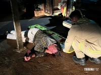 Siate socorre vítima de agressão na marginal da Rodovia BR-277 em Foz do Iguaçu