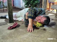 Siate socorre vítima de agressão na marginal da Rodovia BR-277 em Foz do Iguaçu