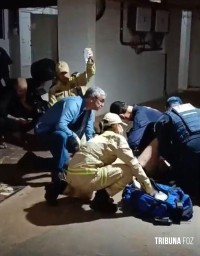Mulher cai do quinto andar de hotel na AV. Costa e Silva em Foz do Iguaçu