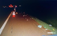 Casal de catador de latinha morre atropelado na BR-277; Condutor estava embriagado