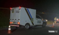 Casal de catador de latinha morre atropelado na BR-277; Condutor estava embriagado