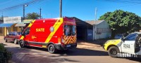 Motociclista é socorrido pelo Siate após colisão de duas motos na Av. General Meira
