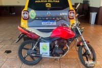 PM apreende três motos irregulares em São Miguel do Iguaçu e Medianeira