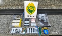 PM apreende maconha, cocaína e arma de fogo no Bairro Cidade Nova em Foz do Iguaçu