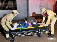 Motociclista fica ferido após colisão no Bairro Vale do Sol