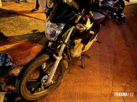 Motociclista fica ferido após colisão no Bairro Vale do Sol