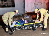 Motociclista fica ferido após colisão no Bairro Vale do Sol