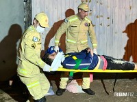 Motociclista fica ferido após colisão no Bairro Vale do Sol