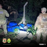 BPFRON e PF apreendem 159,2 Kg de maconha tipo capulho em Foz do Iguaçu
